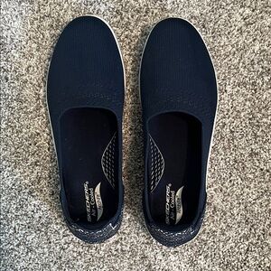 Skechers Women’s Navy Slip-On Loafers